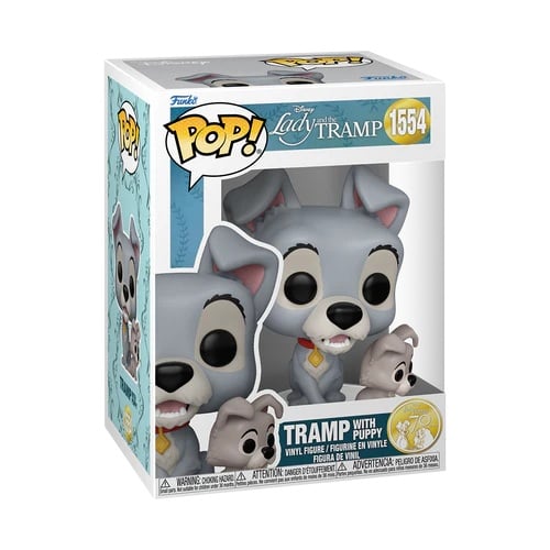 Funko Pop LADY AND THE TRAMP - POP Disney  1554 - Tramp with puppy