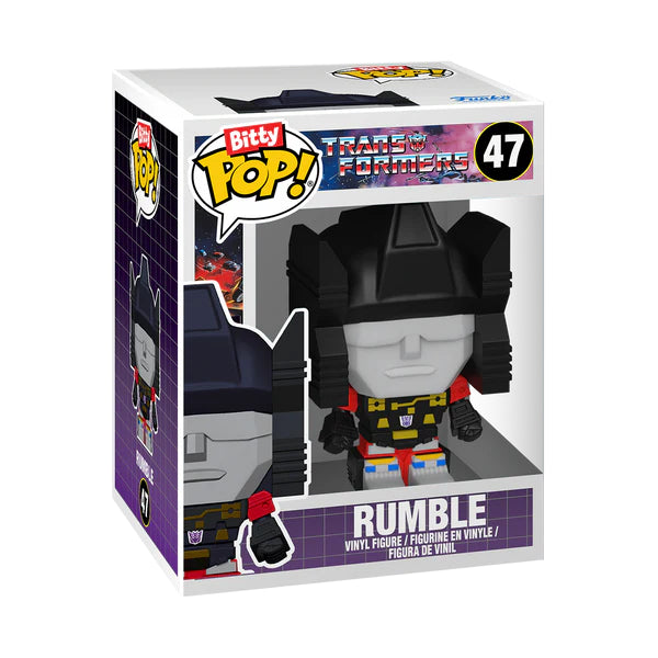Bitty Pop Bitty Bots - Soundwave with Rumble - Transformers