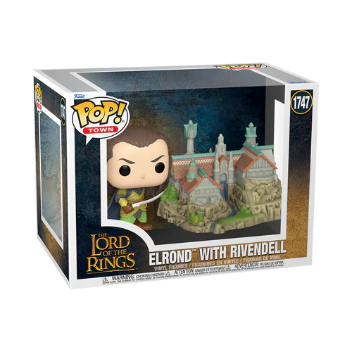 Funko Pop LORD OF THE RINGS - POP TOWN  1747 - Elrond & Rivendell