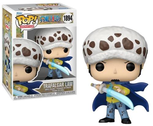 Funko Pop ONE PIECE - POP Animation  1894 - Trafalgar Law with Blue Anesthesia