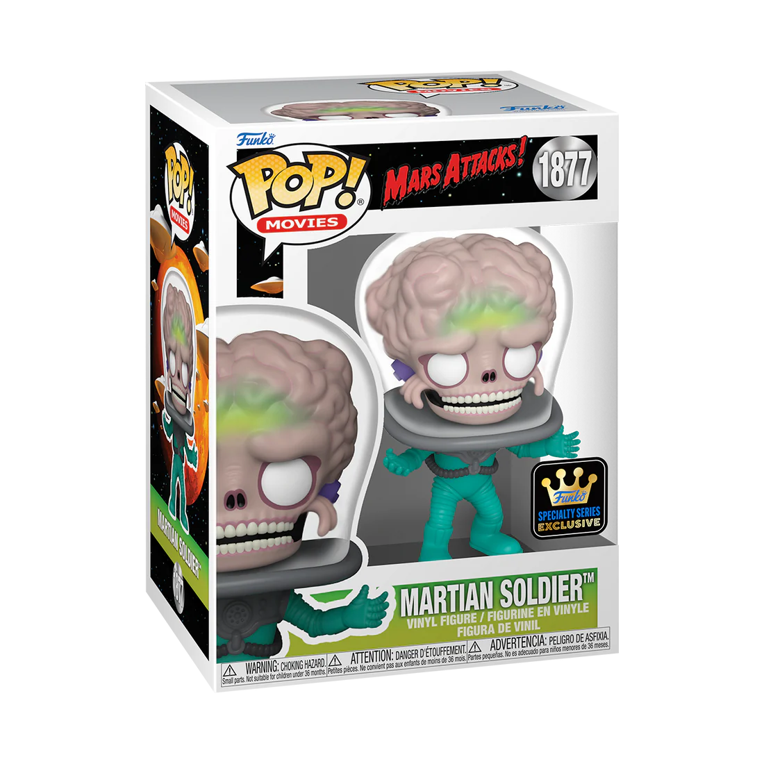 Funko Pop Animation 1877 - Martian Soldier - Mars Attack (Speciality Series)