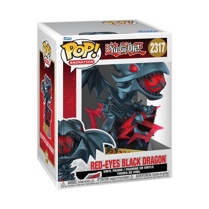 FUNKO POP ANIMATION : YU GI OH - RED EYES BLACK DRAGON 2317