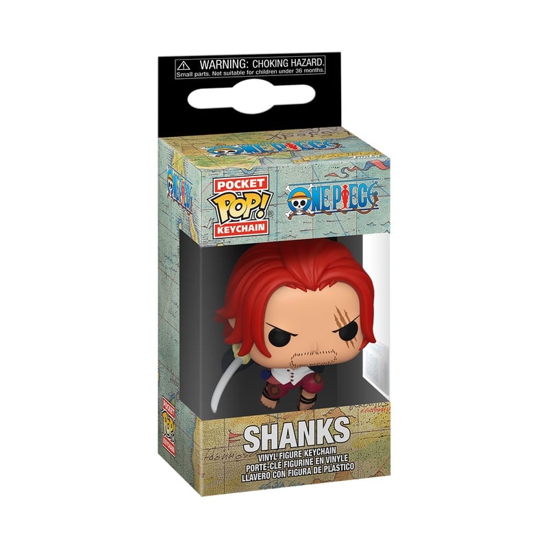 FUNKO POP ANIMATION : ONE PIECE - SHANKS KEYCHAIN