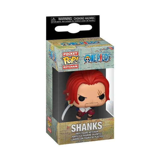 FUNKO POP ANIMATION : ONE PIECE - SHANKS KEYCHAIN