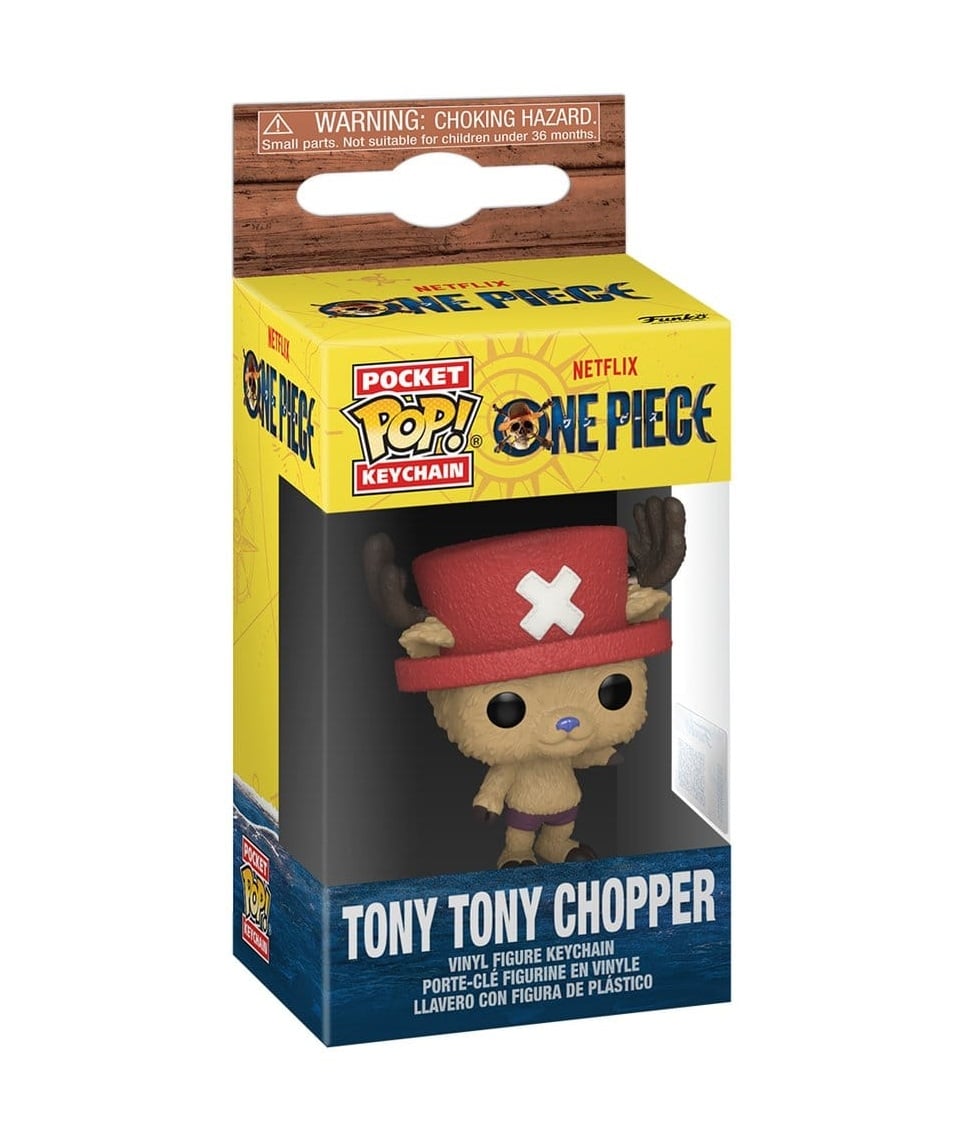 FUNKO POP ANIMATION : ONE PIECE - TONY TONY CHOPPER KEYCHAIN (NETFLIX)