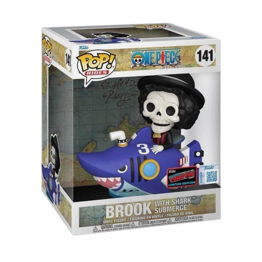FUNKO POP ANIMATION : ONE PIECE - BROOK WITH SHARK SUBMERGE 141 NYCC 2025 OFFICIAL