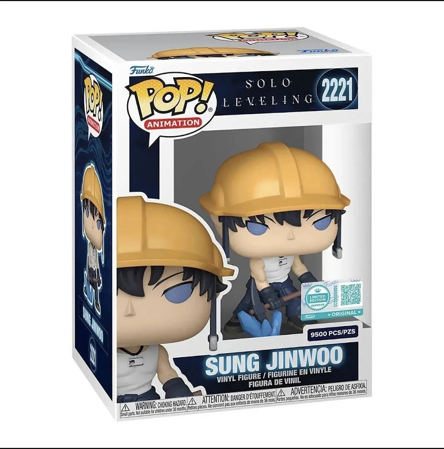 FUNKO POP ANIMATION : SOLO LEVELING - SUNG JINWOO 2221 SUPREME LE9500 LIMITED EDITION