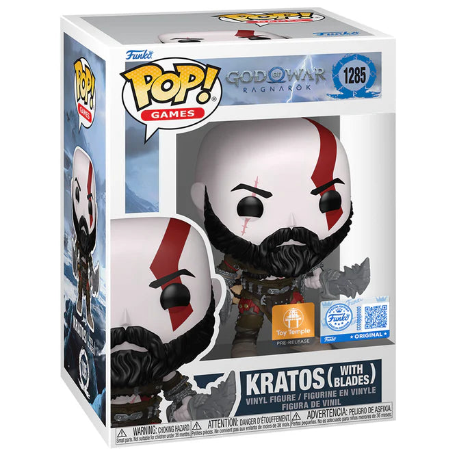 FUNKO POP ANIMATION : GOD OF WAR - KRATOS TOY TEMPLE PRE-RELEASE