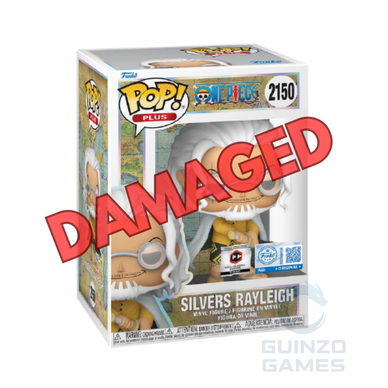 Funko Pop One Piece in scatola, figura Rayleigh grigia, 2150