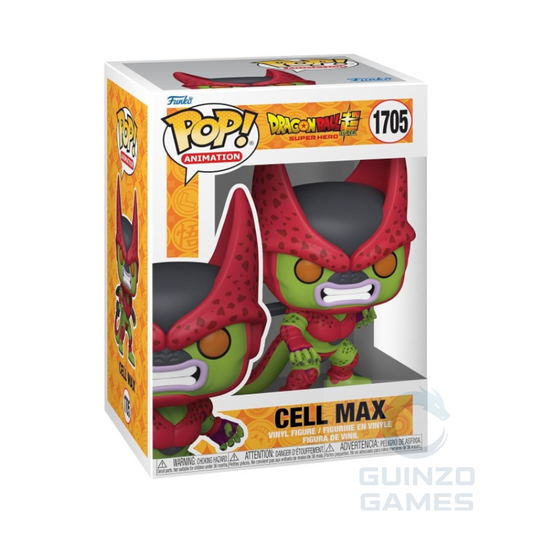 Scultura da collezione Funko Pop di Cell Max in confezione da esposizione