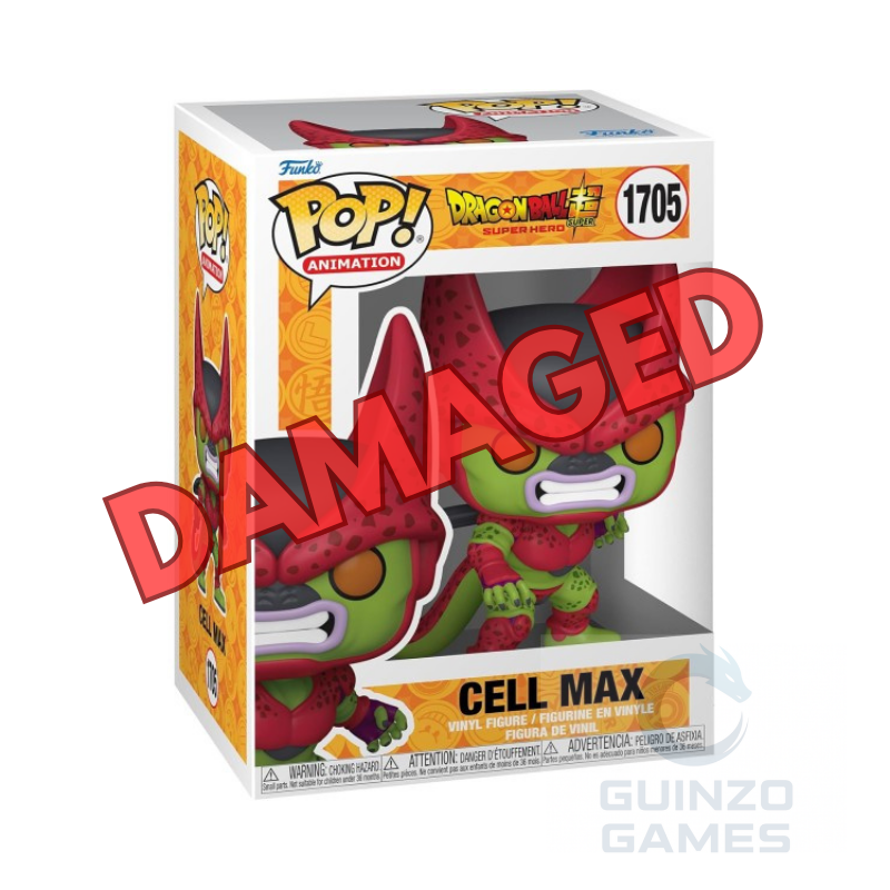 Figurina Funko Pop Cell Max in confezione regalo, vinile, numero 1705.