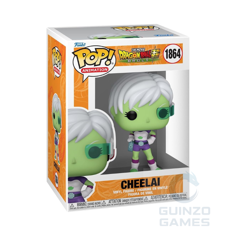 Figura in vinile Cheelai, capelli bianchi, abito viola, volto verde