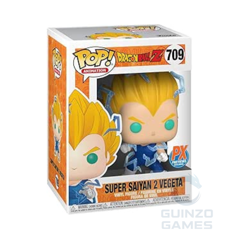 Figura Funko POP animazione Super Saiyan 2 Vegeta nella scatola