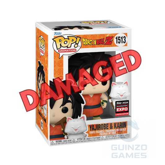 Scatola Funko Pop con due figure in vinile: personaggio nero e gatto bianco