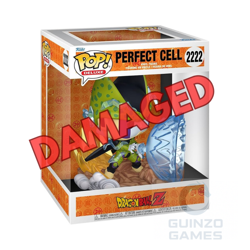 Figura Funko POP Deluxe Perfect Cell 2222 in scatola, DAMAGED rosso