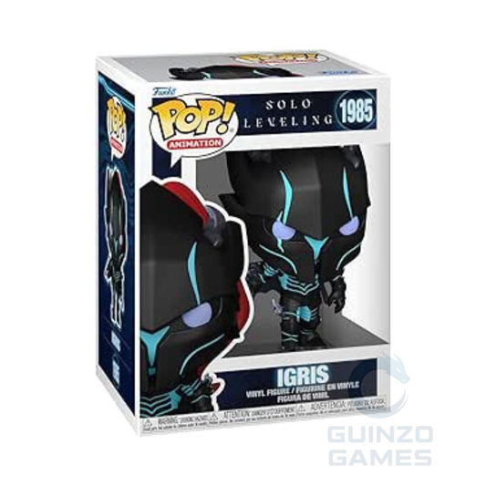 Action figure FUNKO POP Solo Leveling Igris 1985 in confezione da collezione