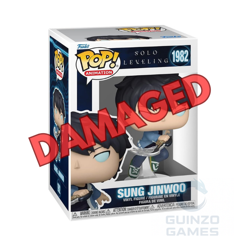 Scatola Funko Pop Animation con figura Sung Jinwoo 1982
