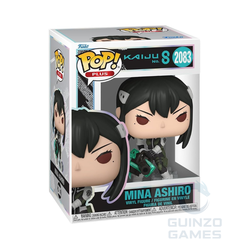 Figura in vinile Pop! Mina Ashiro, capelli neri, outfit verde, in scatola con finestra