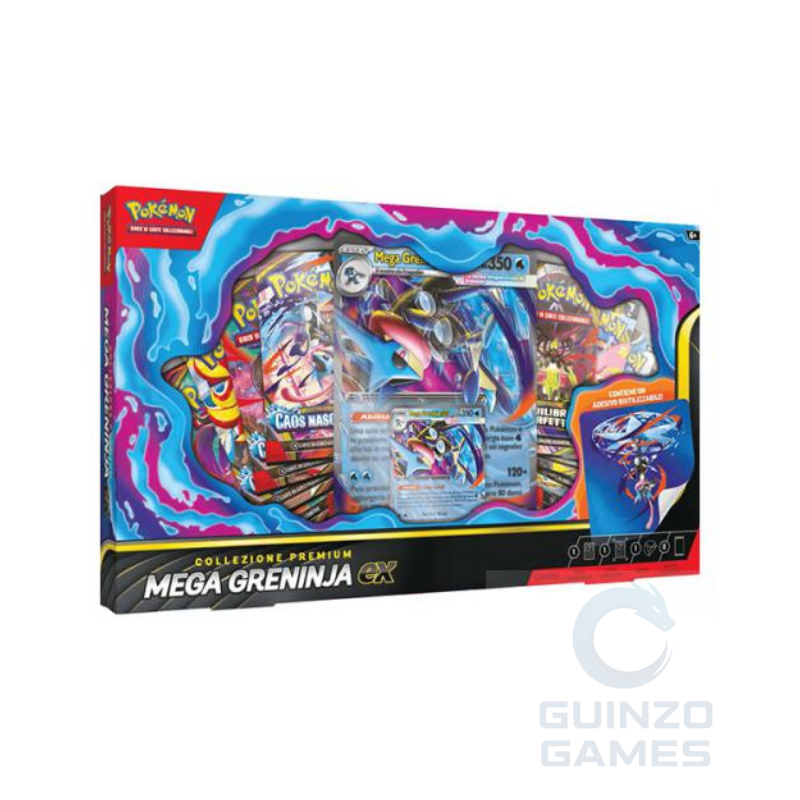 Scatola di carte Pokémon Collezione Premium Mega Greninja EX
