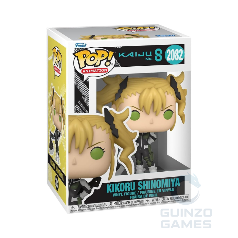 Action figure in vinile Funko POP Animation con KIKORU SHINOMIYA, capelli biondi verdi