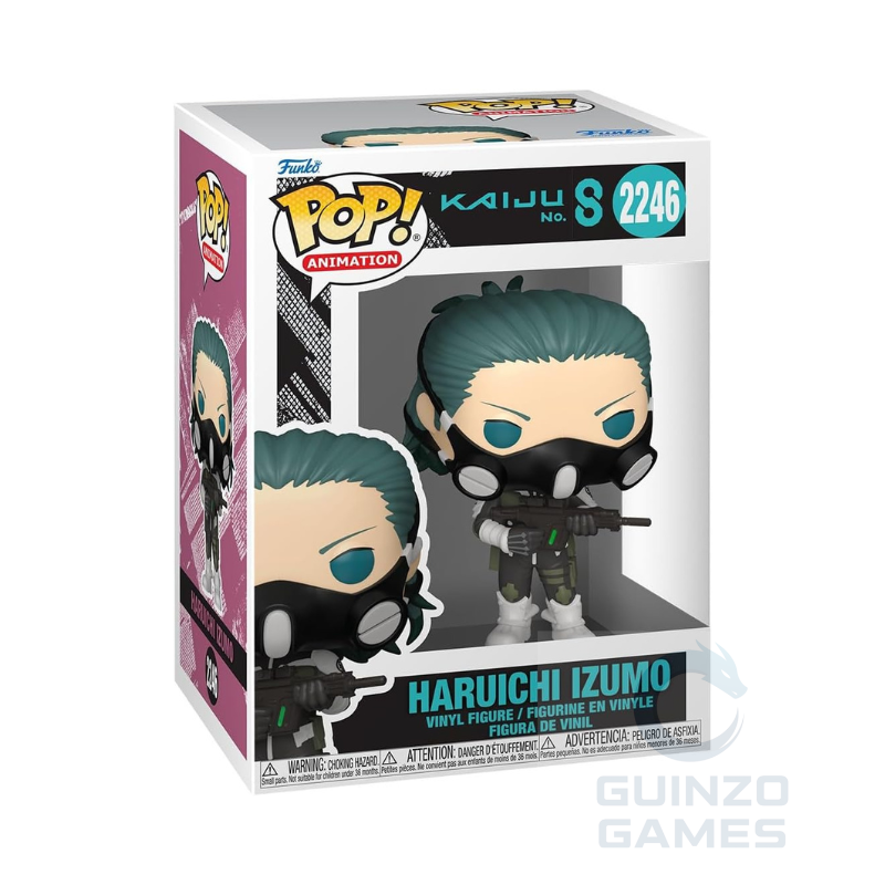 Figura in vinile in scatola POP! Animation n. 2246 con Haruichi Izumo e fucile