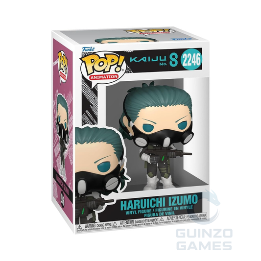 Figura in vinile in scatola POP! Animation n. 2246 con Haruichi Izumo e fucile