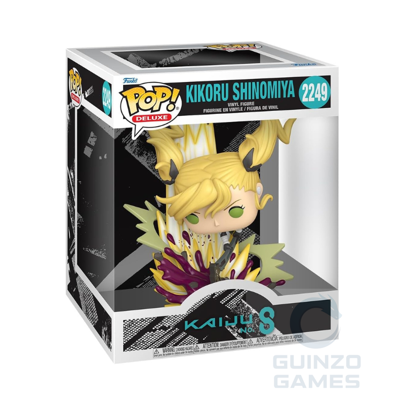 Bambola da collezione Funko Pop Deluxe con capelli biondi e occhi verdi, KIKORU SHINOMIYA