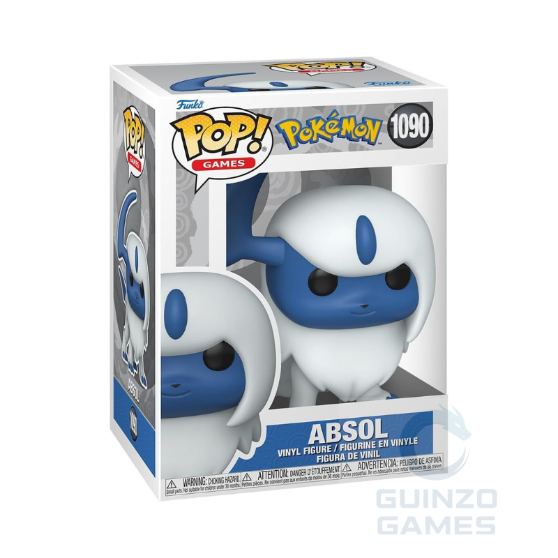 Action figure Funko POP in vinile di Absol Pokémon, confezione da collezione.