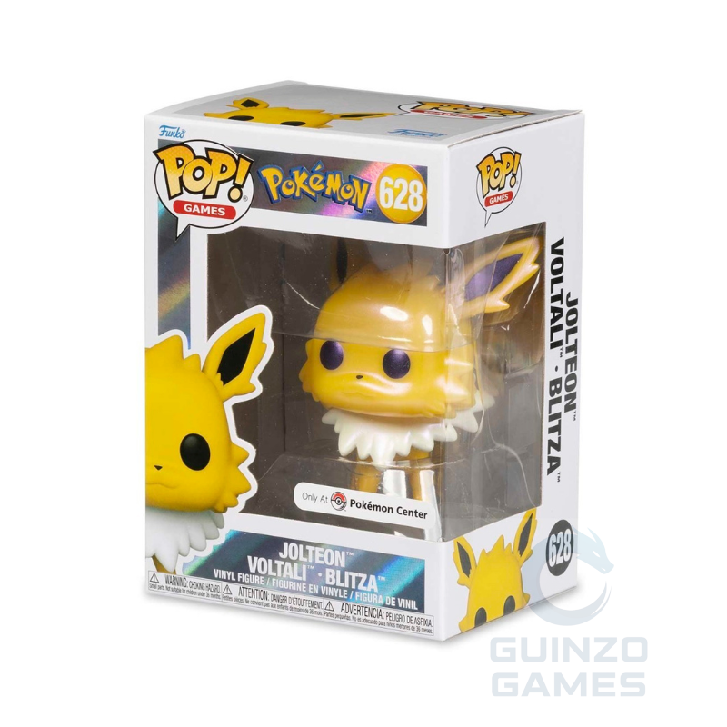Figura Funko Pop di Pokémon Jolteon 628 in scatola, edizione Pokémon Center