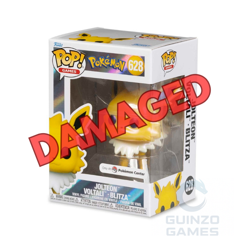 Figura Funko POP Pokémon Jolteon 628, esclusiva Pokémon Center, in confezione