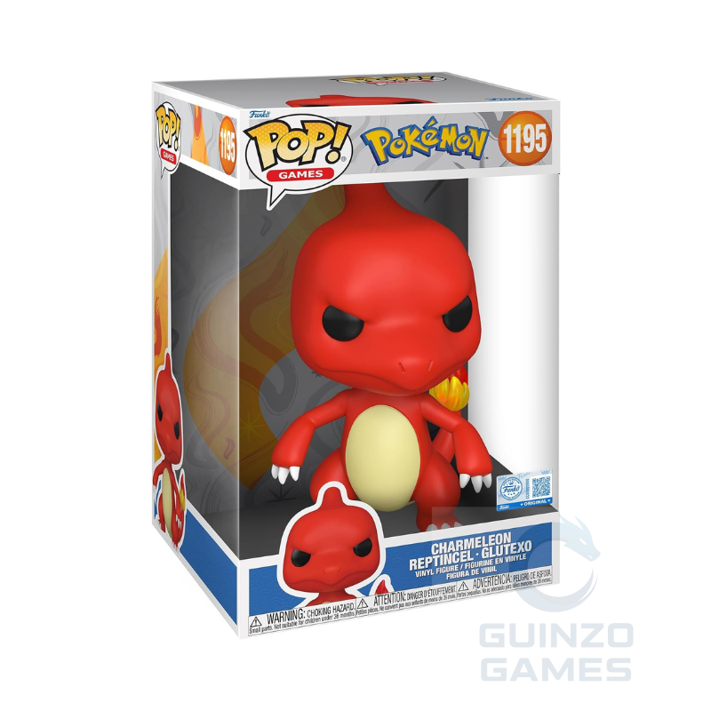Figura Funko Pop Pokémon Charmeleon rossa in scatola da collezione