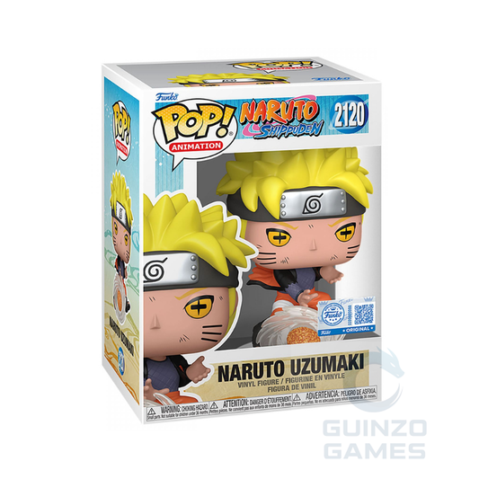 Figura Funko POP Naruto Uzumaki in confezione, capelli gialli e fascia frontale