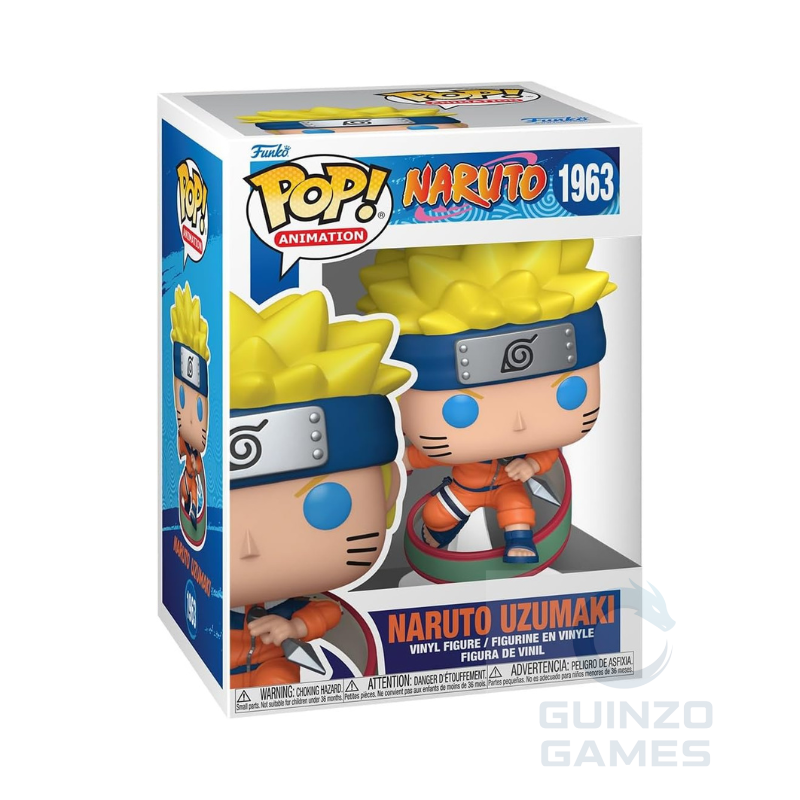 Figura in vinile Naruto Uzumaki 1963 con cappellino blu, in confezione Funko POP!