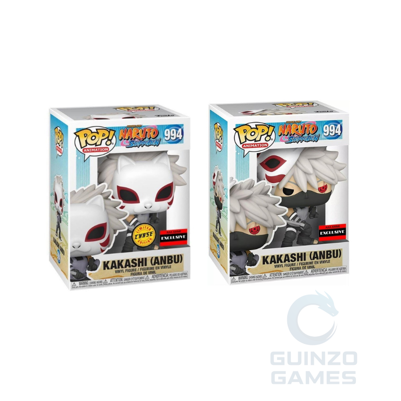 Bundle di 2 Funko Pop in scatola Kakashi ANBU con badge esclusivo