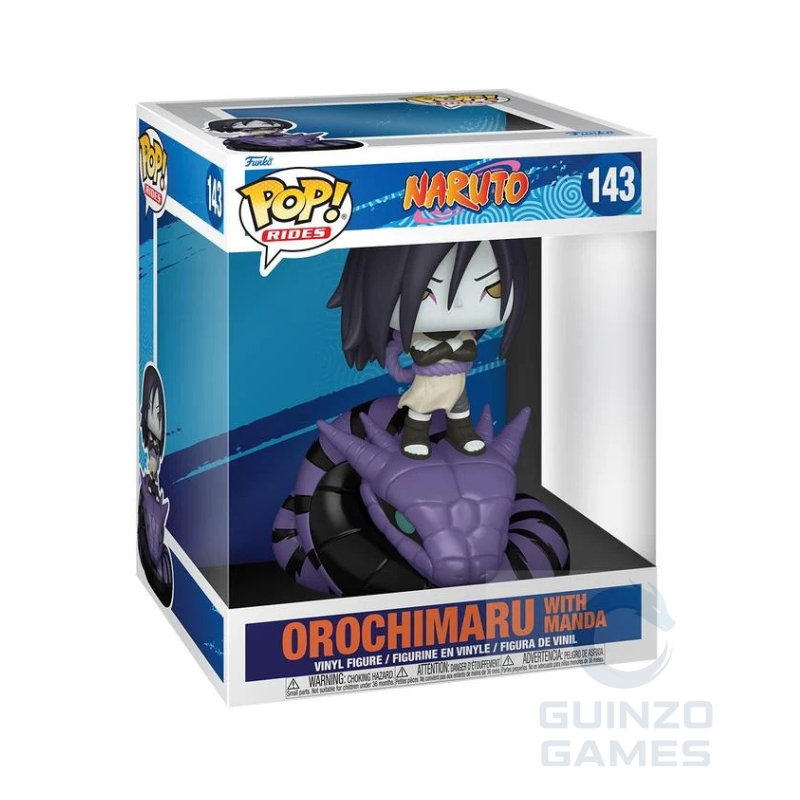 Figura in vinile Funko POP Naruto Orochimaru con Manda, scatola, 143