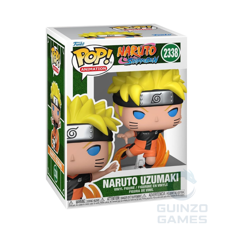Scatola Funko POP Naruto Uzumaki con figura in plastica e accessori da calcio