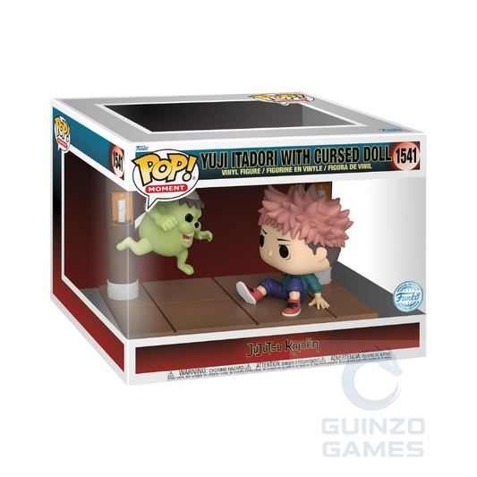 Actionfigur i förpackning: Yuji Itadori med förbannad docka, vinylfigur, Pop!