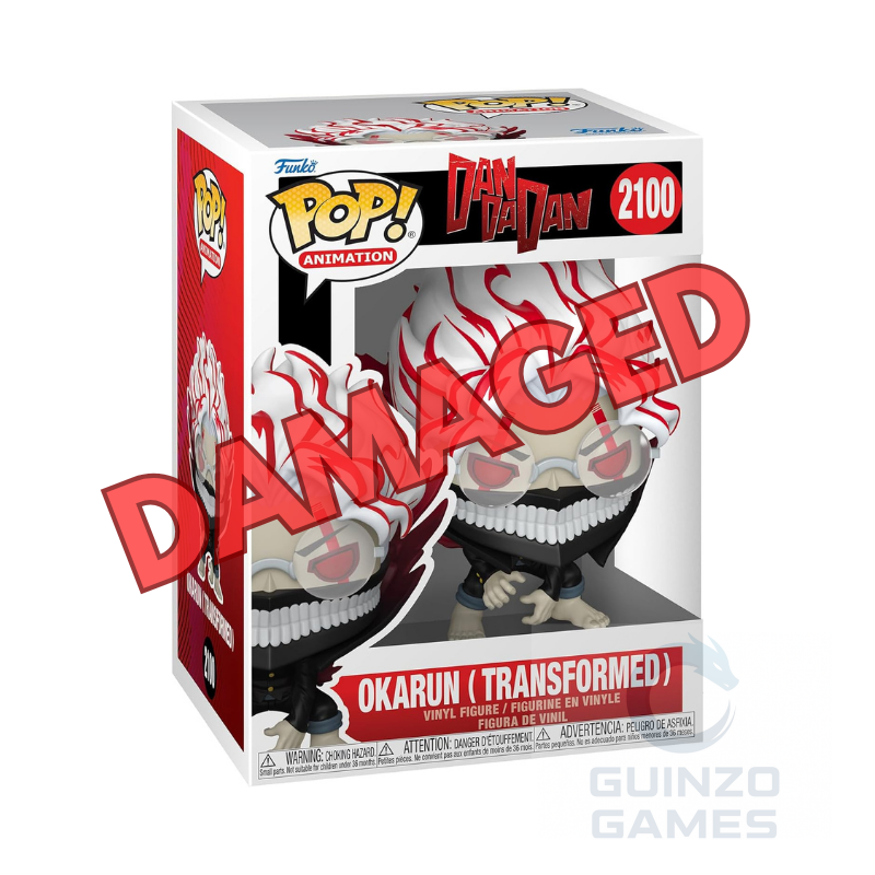 Scatola Funko POP Animation Dandadan: Okarun trasformato, figurina in vinile