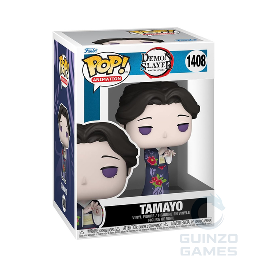 Action figure FUNKO POP Tamayo 1408 in confezione, abito kimono floreale e capelli scuri