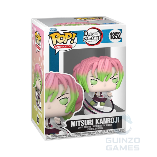 Figura Funko POP Animation Demon Slayer: Mitsuri Kanroji in scatola, capelli rosa e verdi