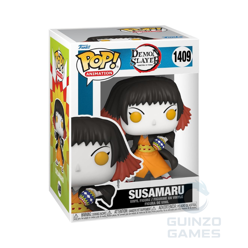 Scatola action figure Funko POP Demon Slayer Susamaru 1409, figura in vinile