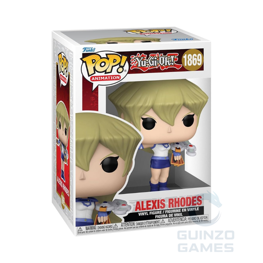 Action figure FUNKO POP! YU-GI-OH Alexis Rhodes 1869, capelli verdi e vestito blu
