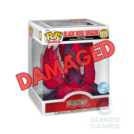 Figura Funko Pop Black Rose Dragon 1875 in confezione scatola, design rosso e nero