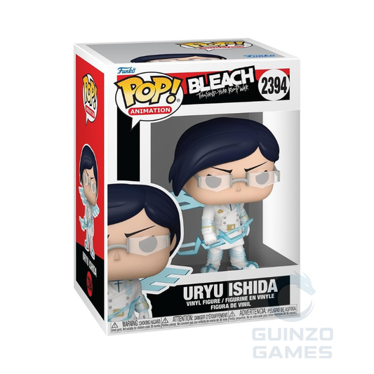 Figura POP in vinile in scatola: personaggio con occhiali e uniforme blu
