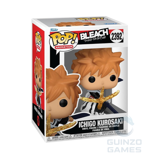 Funko Pop! figurina ICHIGO KUROSAKI in confezione da collezione, stile anime