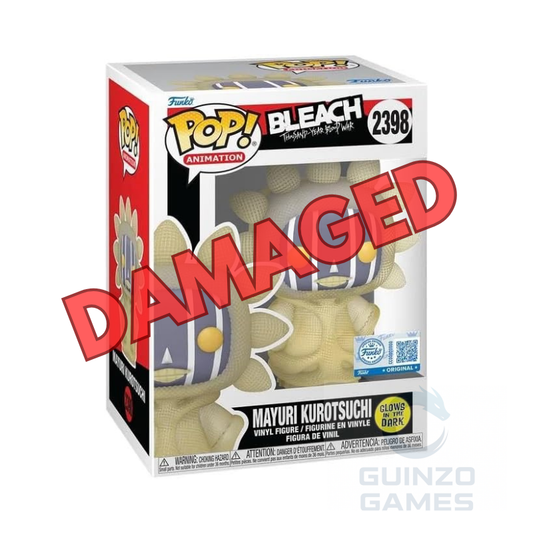 Scatola Funko Pop Bleach con statuetta Mayuri Kurotsuchi glow in vinile