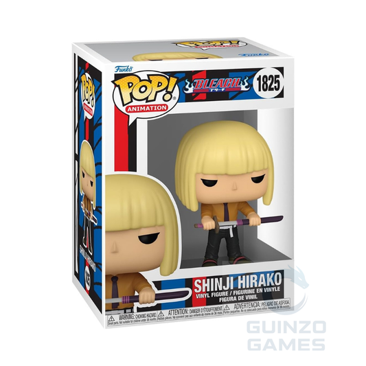 Action figure Funko POP in vinile: Shinji Hirako, capelli biondi, spada, in scatola