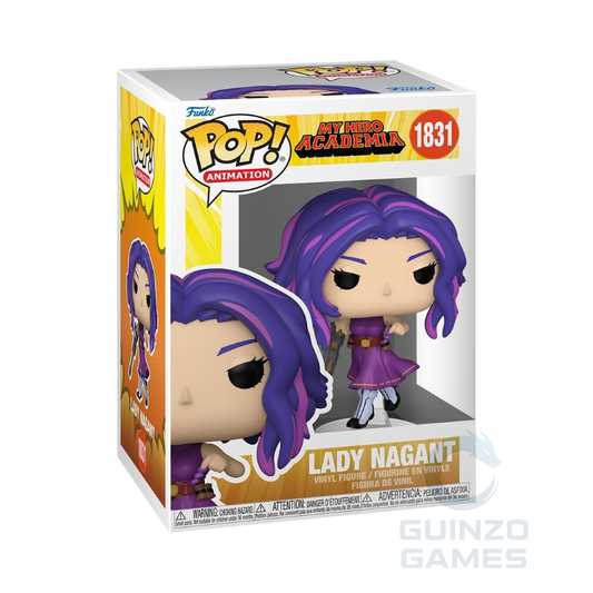 Scatola Funko Pop Lady Nagant 1831, figura in vinile viola e capelli viola