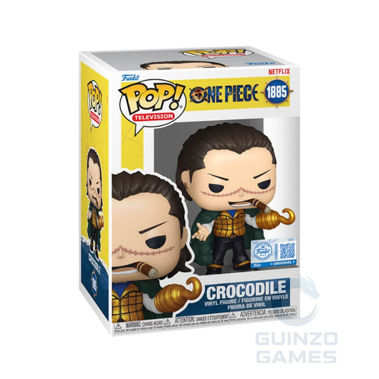 Figura Funko Pop Crocodile 1885 esclusiva Netflix, scatola con personaggio