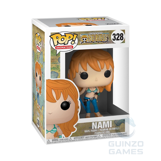 Figura da collezione in vinile Nami, scatola POP! Animation, versione 328